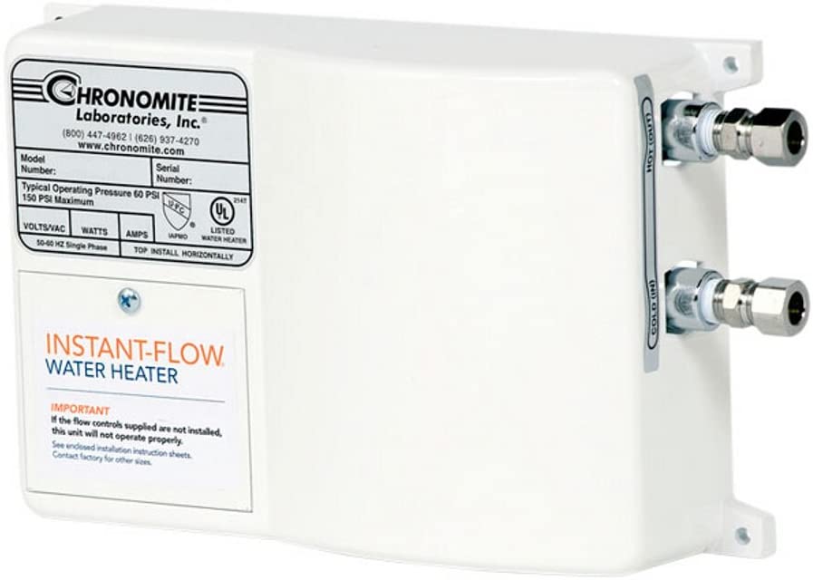 Chronomite, Chronomite SR-20L/120 Instant-Flow Point of Use Electric Tankless Water Heater New