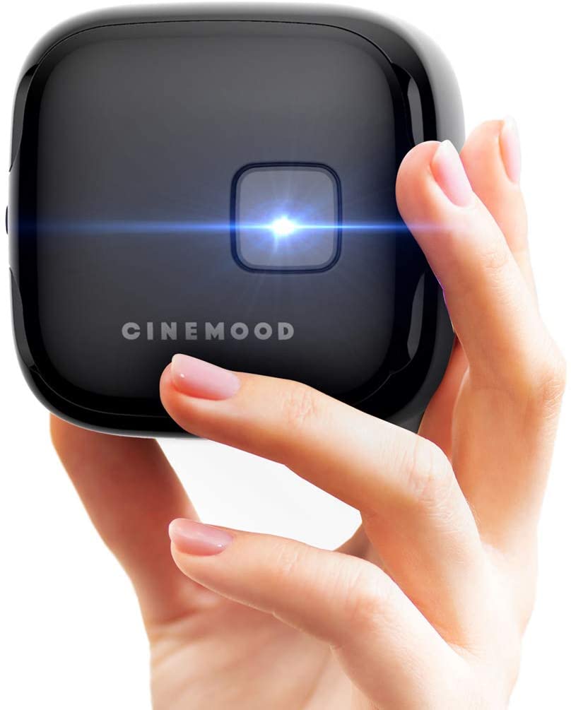 Cinemood, Cinemood 360 with Disney+, Prime Video, Netflix, YouTube, Games Projector White New