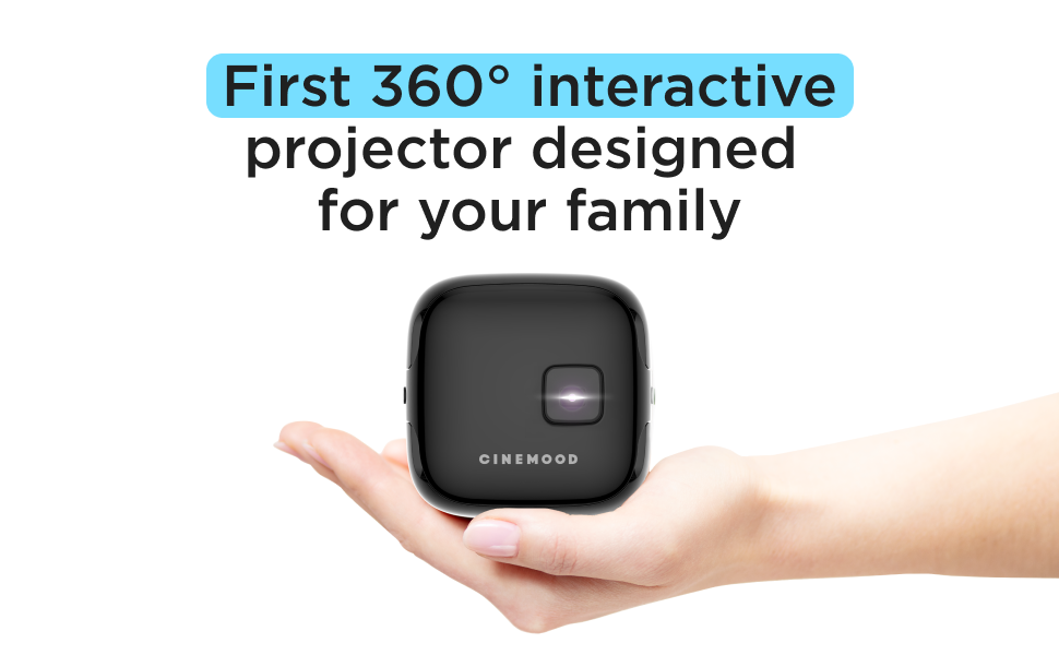 First 360° interactive projector designed  for your family