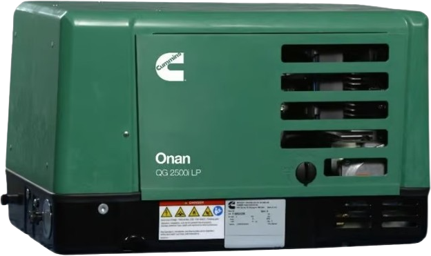Cummins, Cummins Onan QG 2500 EVAP 2.5kW RV Generator 2.5HGLAA-8304 RV Propane Single Phase 120 Volt New
