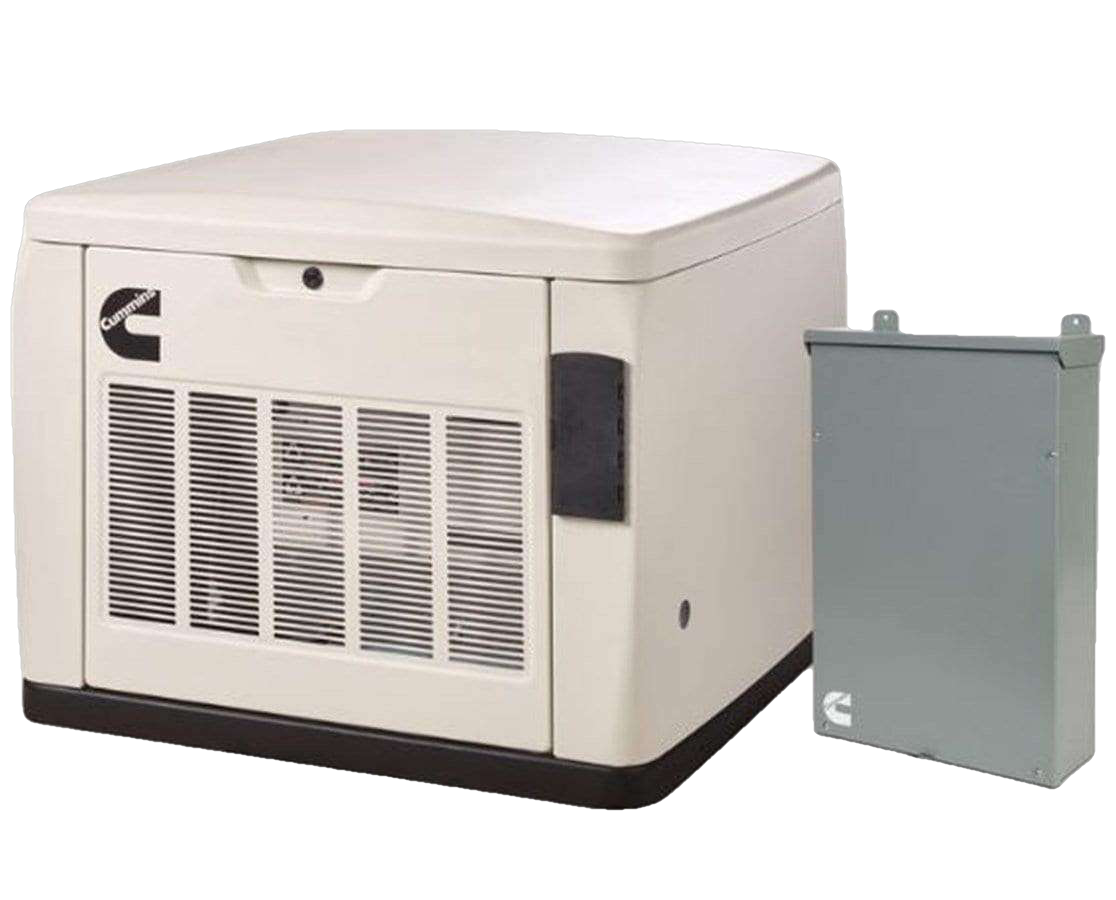 Cummins, Cummins RS20AC A061C602 20kW WiFi Quiet Connect™ Series Standby Generator LP/NG with 200A Automatic Transfer Switch Scratch and Dent