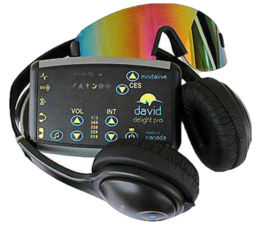 David Delight, DAVID Delight Pro with CES Light and Sound therapy machine by Mind Alive New