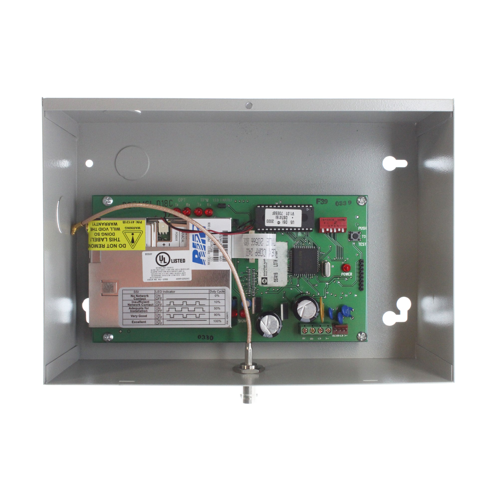 Detection Systems, DETECTION SYSTEMS DS7416I SIGNALING DEVICE ALARM SYSTEM CONTROL UNIT