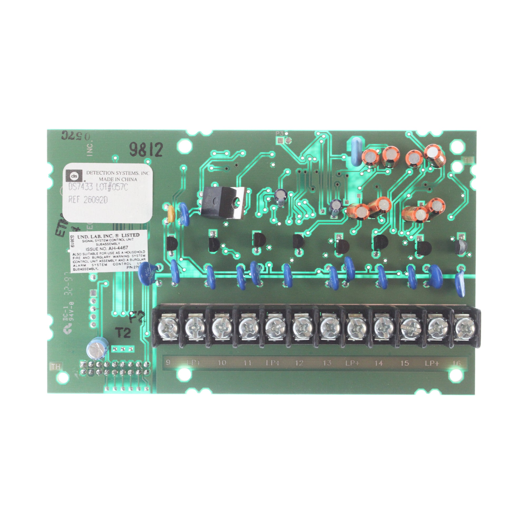 Detection Systems, DETECTION SYSTEMS DS7433 SECURITY ALARM MODULE, 8-ZONE EXPANDER MODULE
