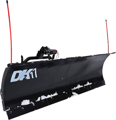DK2, DK2 AVAL8826 88 x 26 in. Universal SUV/Truck Mount T-Frame Snow Plow Kit with Winch and Wireless Remote New