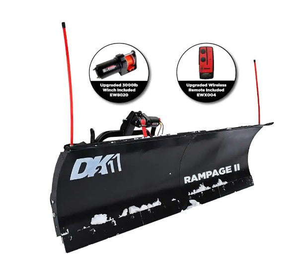 DK2, DK2 RAMP8219 Rampage II 82 x 19 in. Snow Plow for Trucks and SUV New