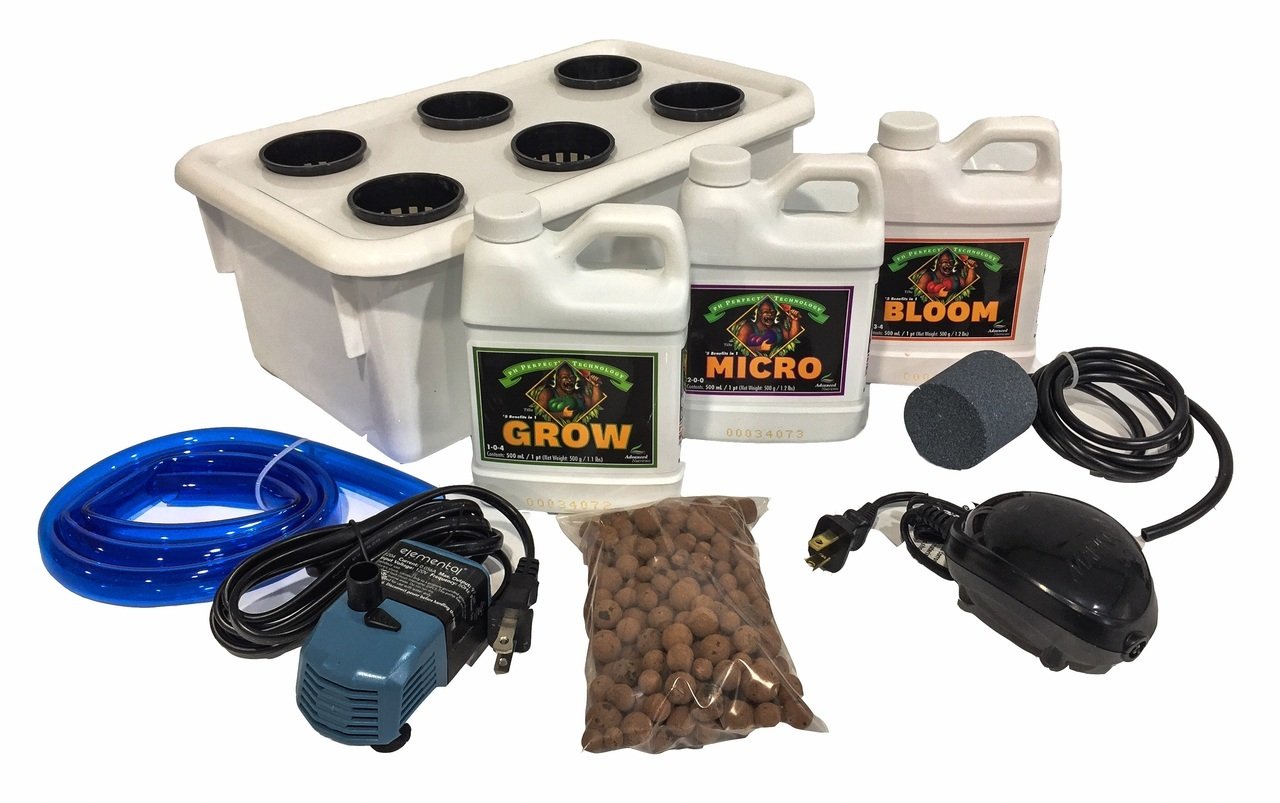 Dealzer, Dealzer BuildAKit Easy Grow 4-6 Plant Hydroponics Kit for Grandma's Secret Garden and Cash Crop New