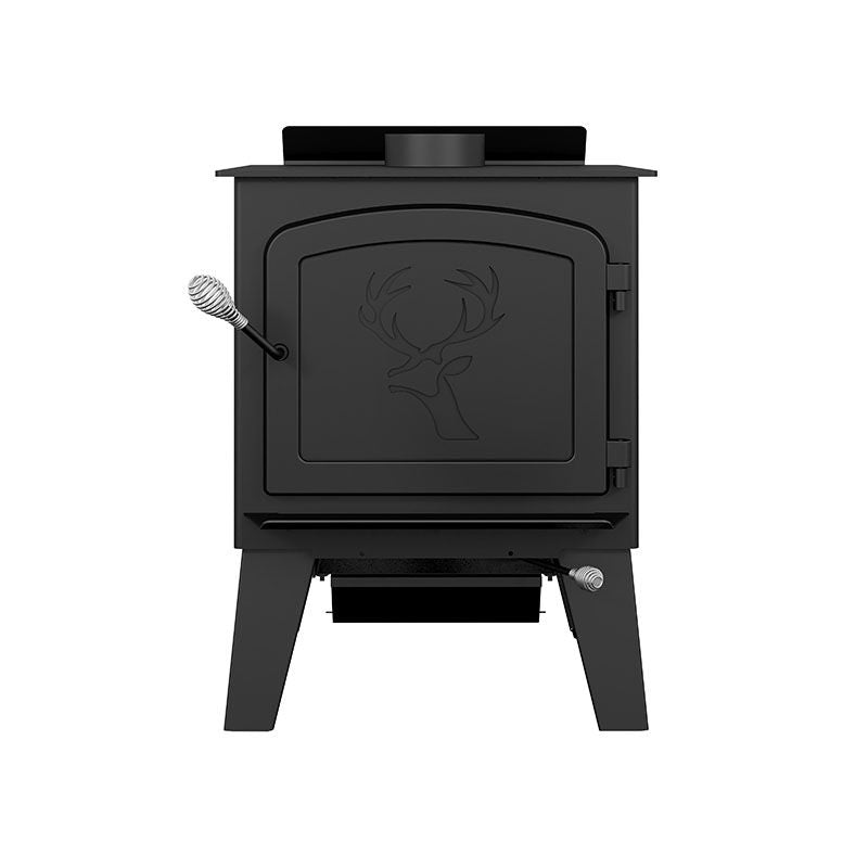 Drolet, Drolet Black Stag II EPA Certified 2,300 Sq. Ft. Wood Stove On Legs New