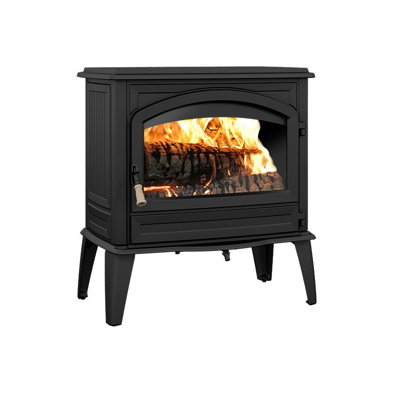 Drolet, Drolet Cape Town 1800 EPA Certified 2,000 Sq. Ft. Cast Iron Wood Stove On Legs New