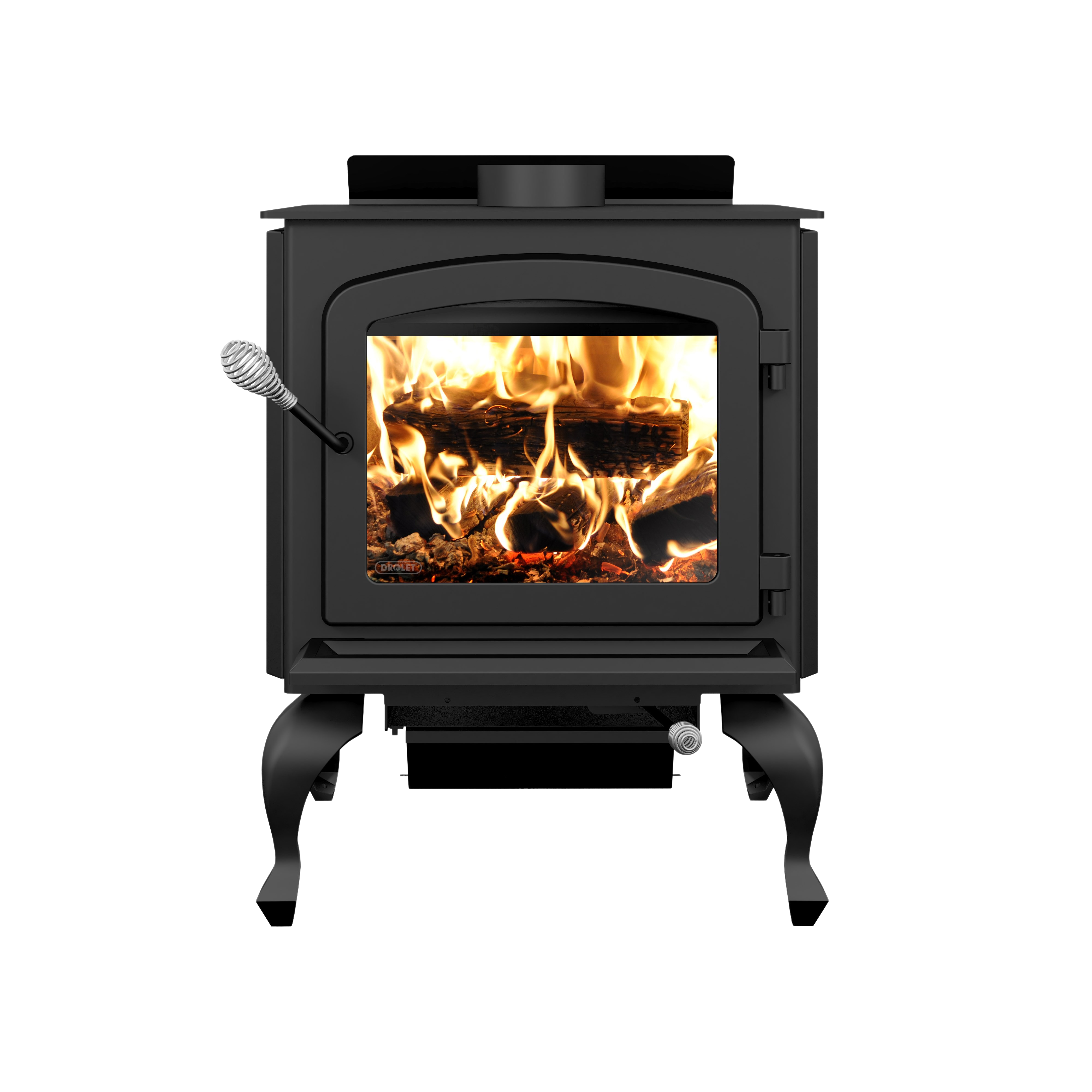 Drolet, Drolet Legend lll EPA Certified 2,300 Sq. Ft. Wood Stove On Legs With Blower New