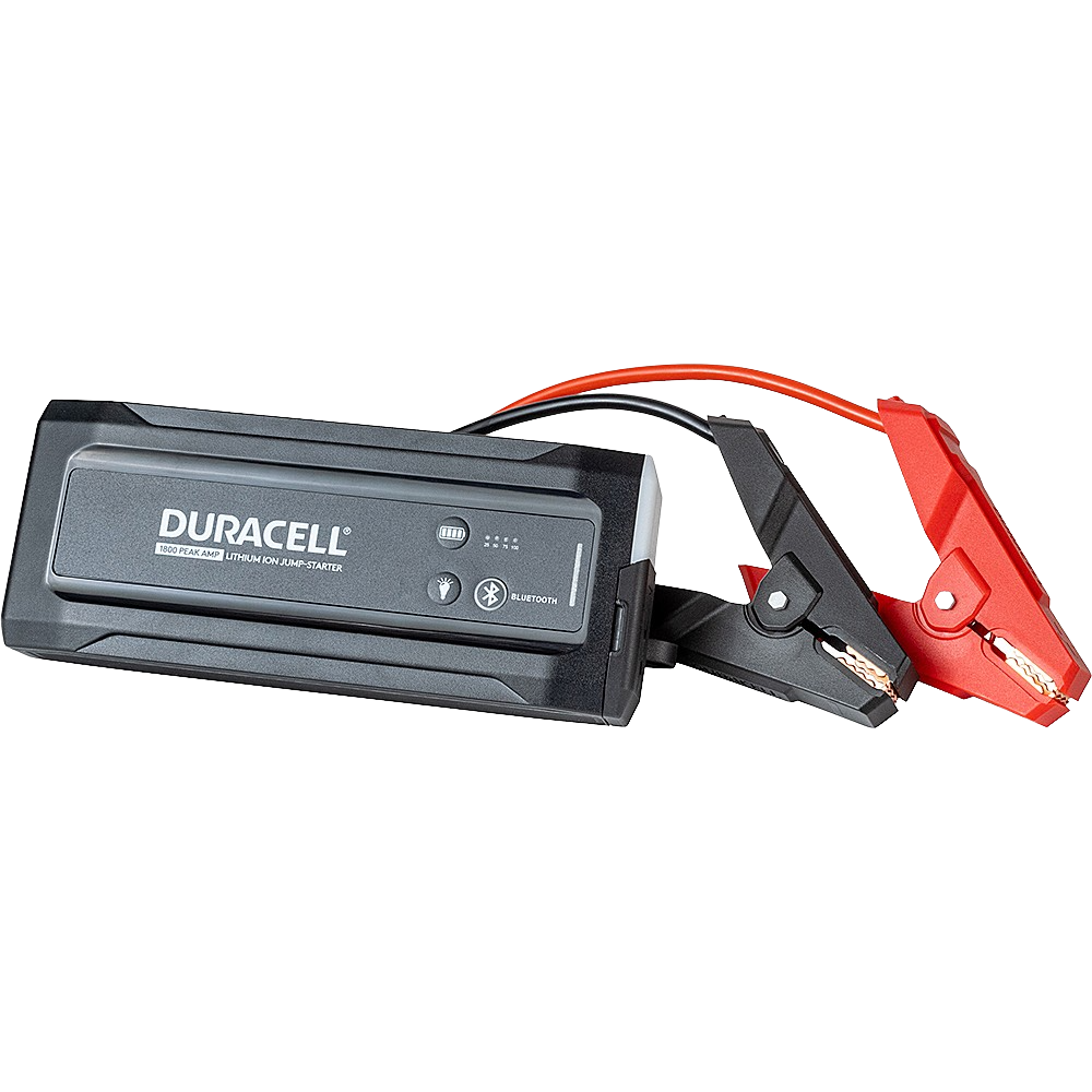 Duracell, Duracell DRLJS180B Bluetooth Enabled Lithium-Ion 1800A Portable Jump Starter with USB Power Bank and Flashlight New