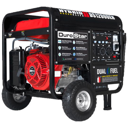 Durostar, Durostar DS12000EH 9500W/12000W Dual Fuel Electric Start Generator New