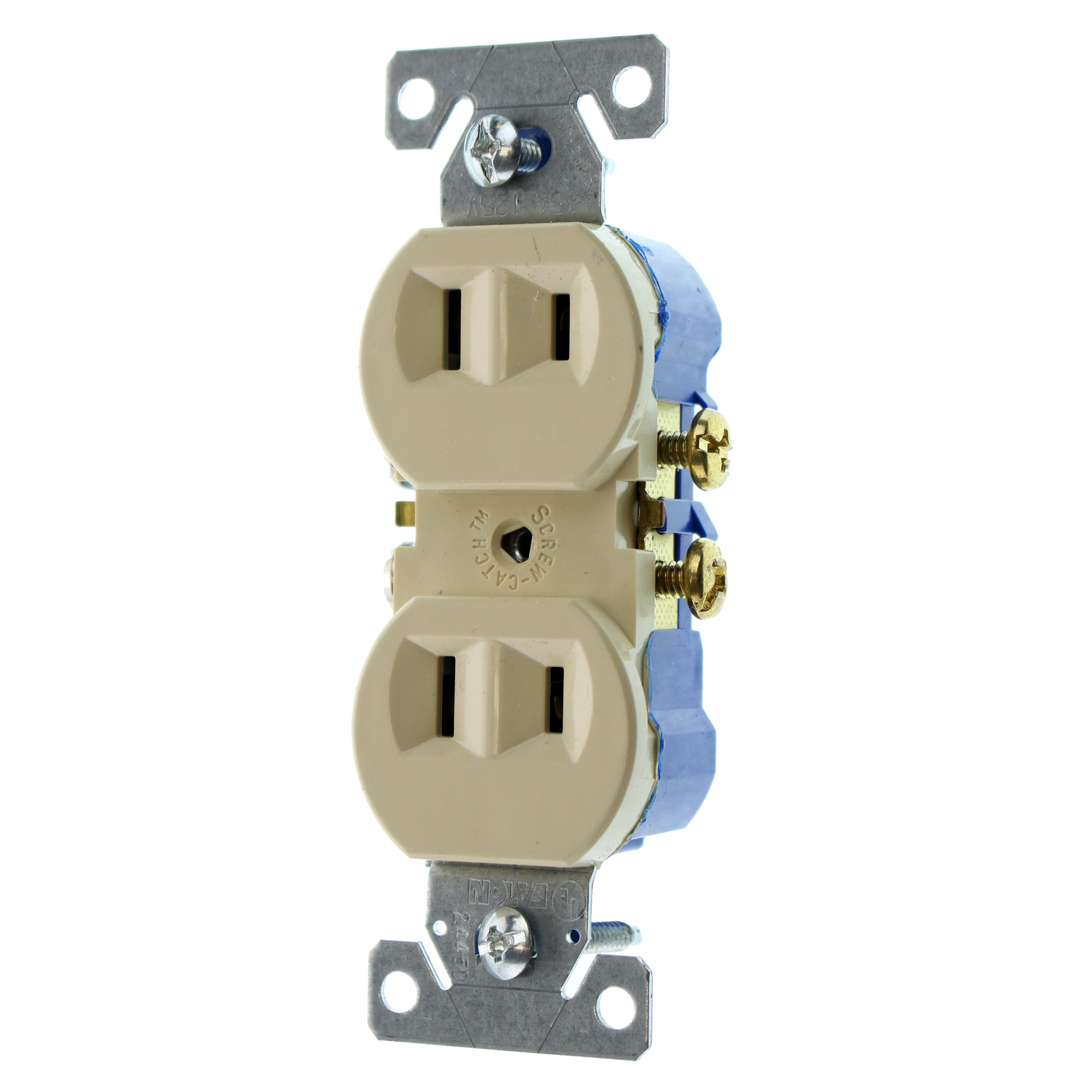 EATON, EATON COOPER 736V-SP-L RECETPACLE OUTLET, NON-GROUNDING, 2-WIRE, 15A 120V, IVORY