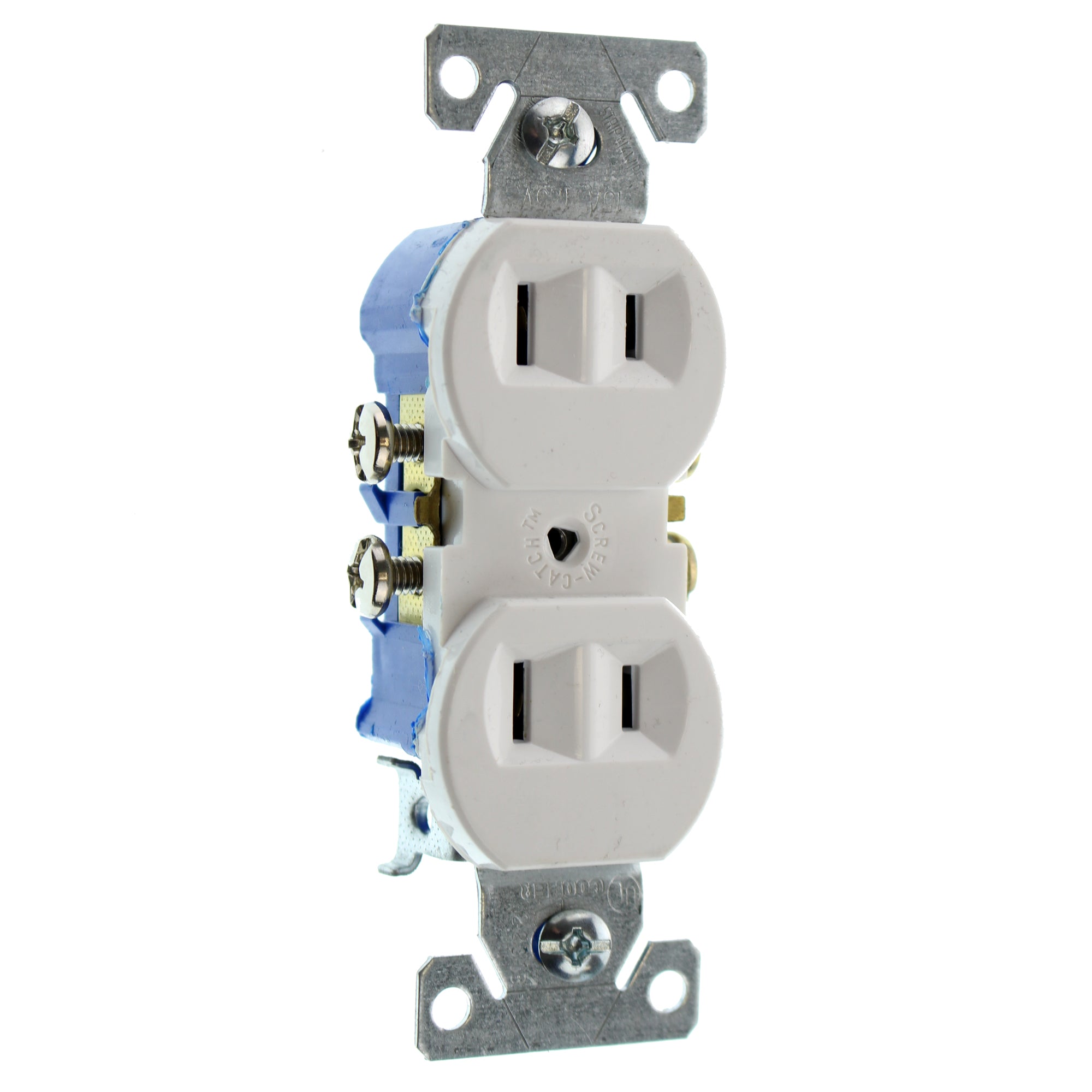 EATON, EATON COOPER 736W-SP-L RECETPACLE OUTLET, NON-GROUNDING, 2-WIRE, 15A 120V, WHITE