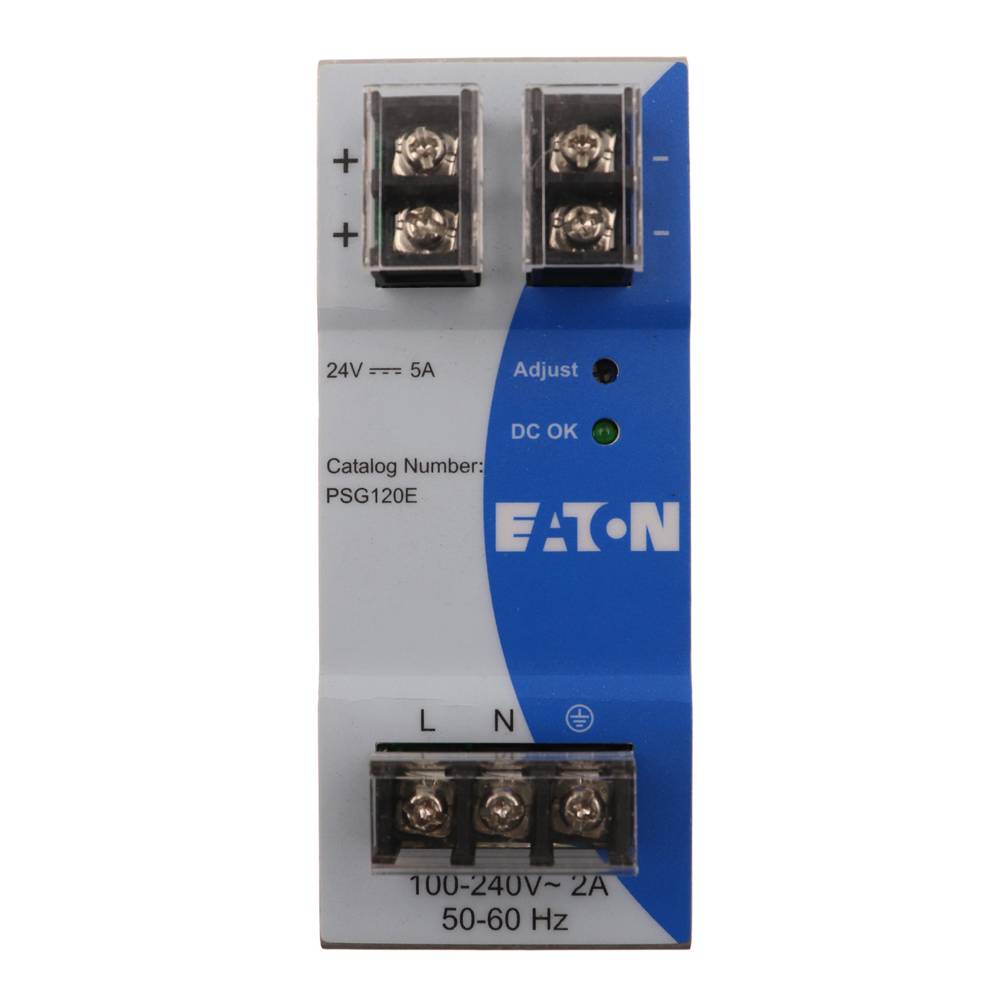 EATON, EATON PSG120E GENERAL PURPOSE POWER SUPPLY, 24VDC 5A, 100-240V INPUT