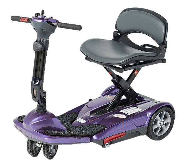 EV Rider, EV Rider Transport M Easy Move Scooter Lithium Folding Scooter Plum Open Box