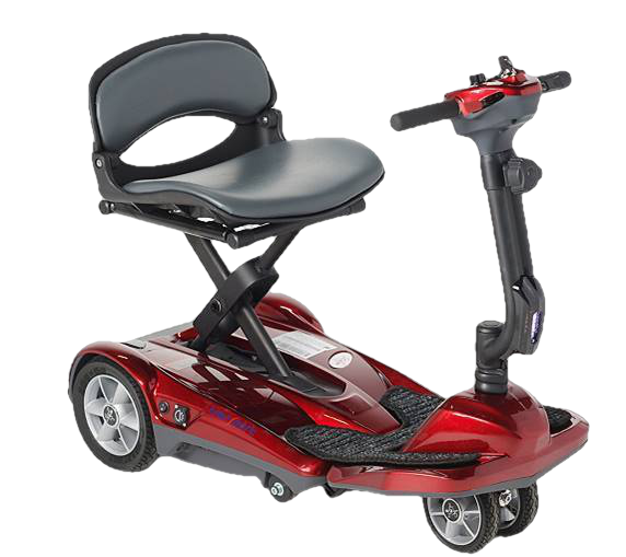 EV Rider, EV Rider Transport M Easy Move Scooter Lithium Folding Scooter Red Open Box