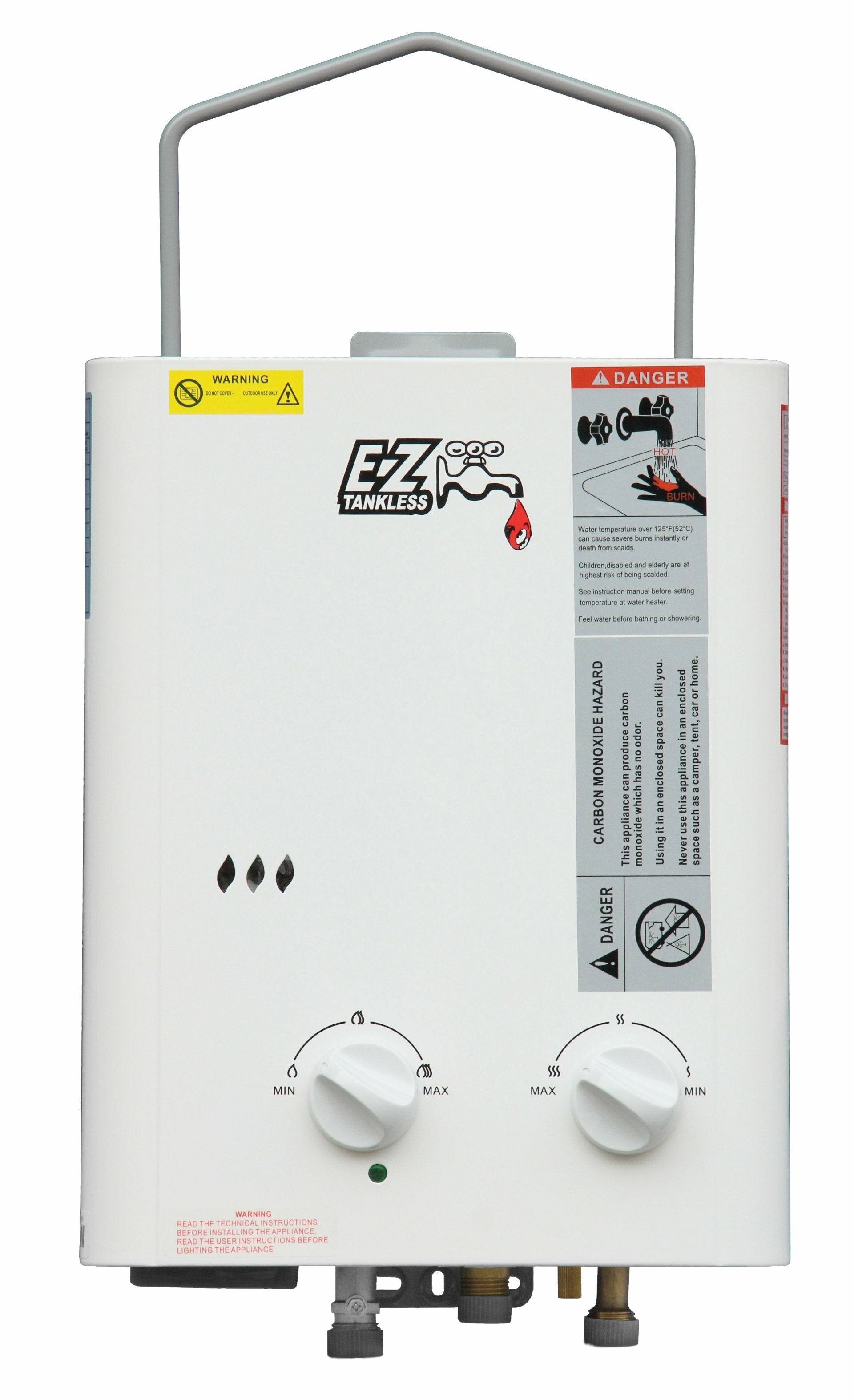 EZ Tankless, EZ Tankless CampChamp 1.8 GPM LP Propane Outdoor Tankless Water Heater Manufacturer RFB