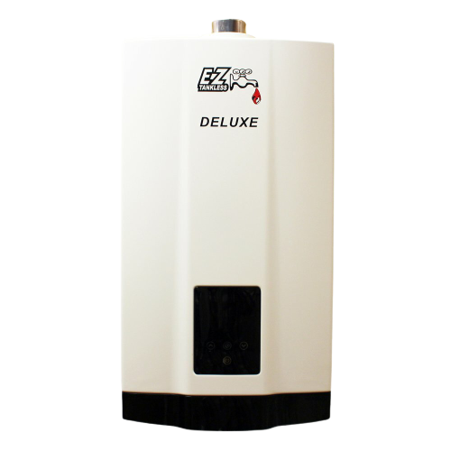 EZ Tankless, EZ Tankless EZDELUXELP 4.4 GPM 87500 BTU Liquid Propane Indoor Tankless Water Heater with Vent Kit Manufacturer RFB