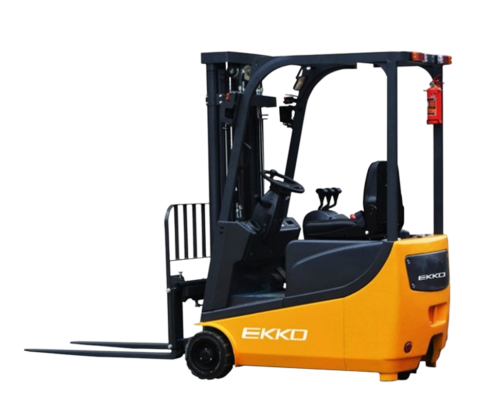 Ekko, Ekko EK13A 3 Wheel Electric Forklift 138" Lift 3300 lbs. Capacity New