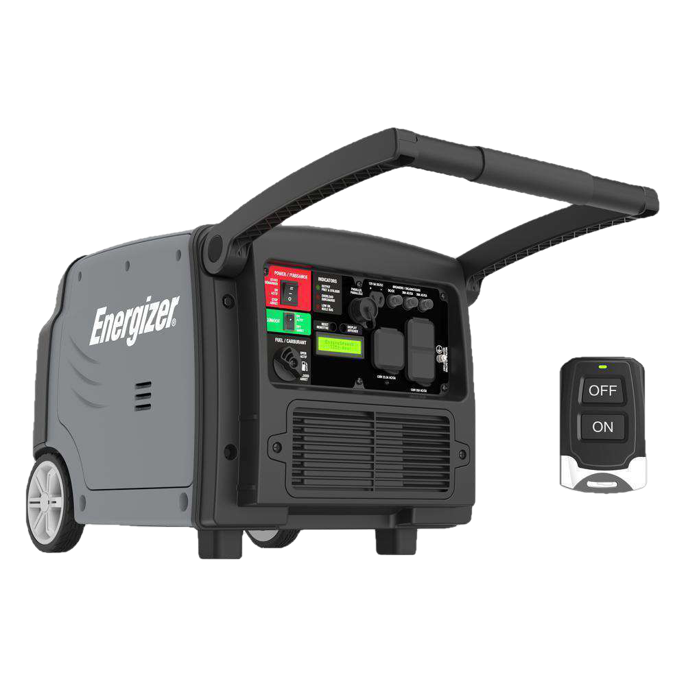 Energizer, Energizer EZV3200P 3200W Gas Powered Inverter Generator with Remote Start New