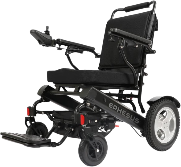 Ephesus Mobility, Ephesus E9 Folding Electric Wheelchair 4 mph 15.5 Mile Long Range New