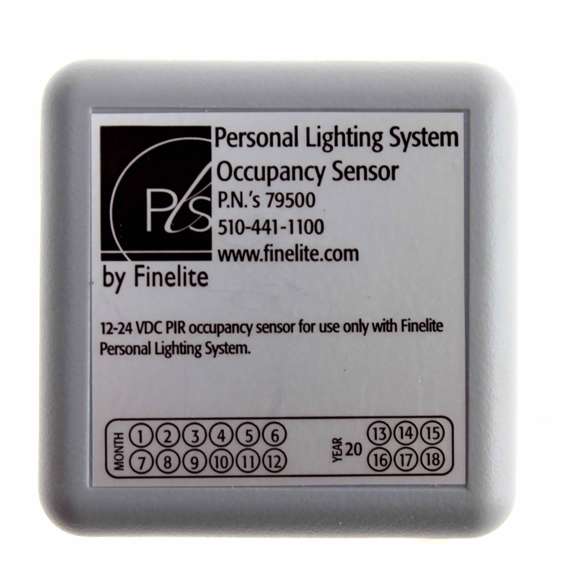 Finelite, FINELITE OCC 79500 PERSONAL LIGHTING SYSTEM OCCUPANCY SENSOR, 12-24 VDC, PIR