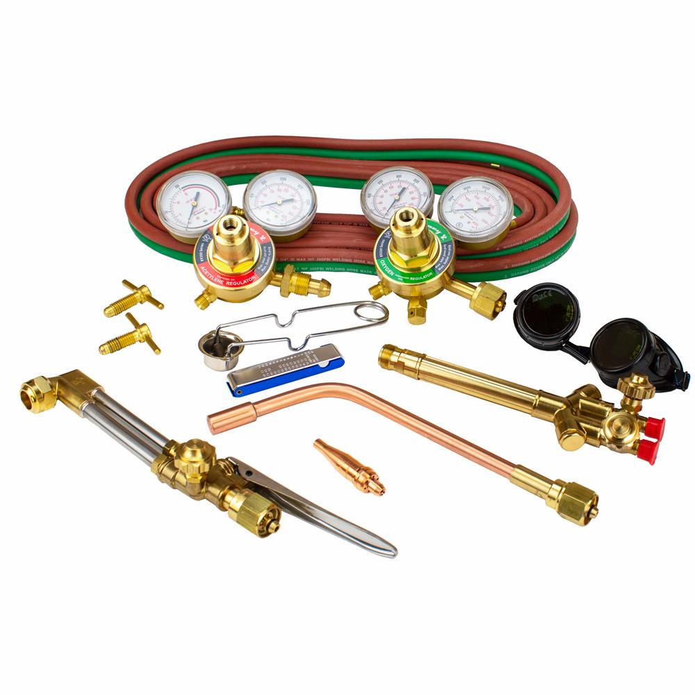 Forney, Forney 1710 Medium Duty Deluxe Cutting Victor Type Heating Torch Oxygen Acetylene Kit Outfit Torch Kit New