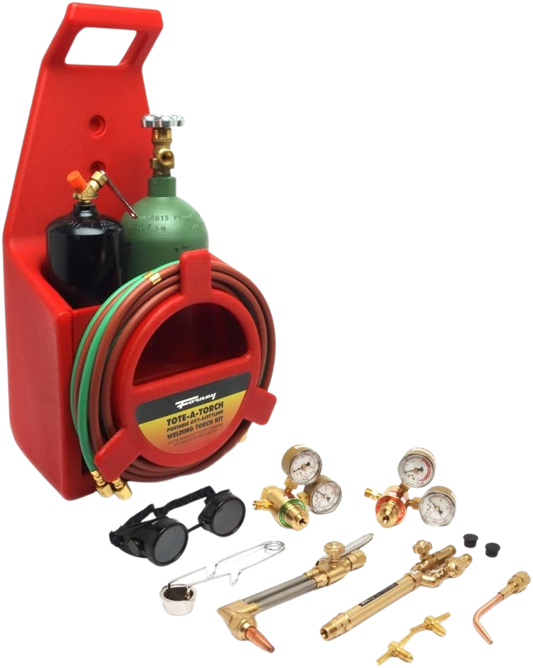 Forney, Forney 1753 Tote A Torch Medium Cutting and Welding Portable Kit New