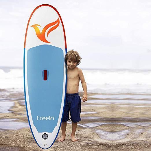 Freein, Freein 7' 8" Kids Inflatable SUP Stand Up Paddle Board Package New