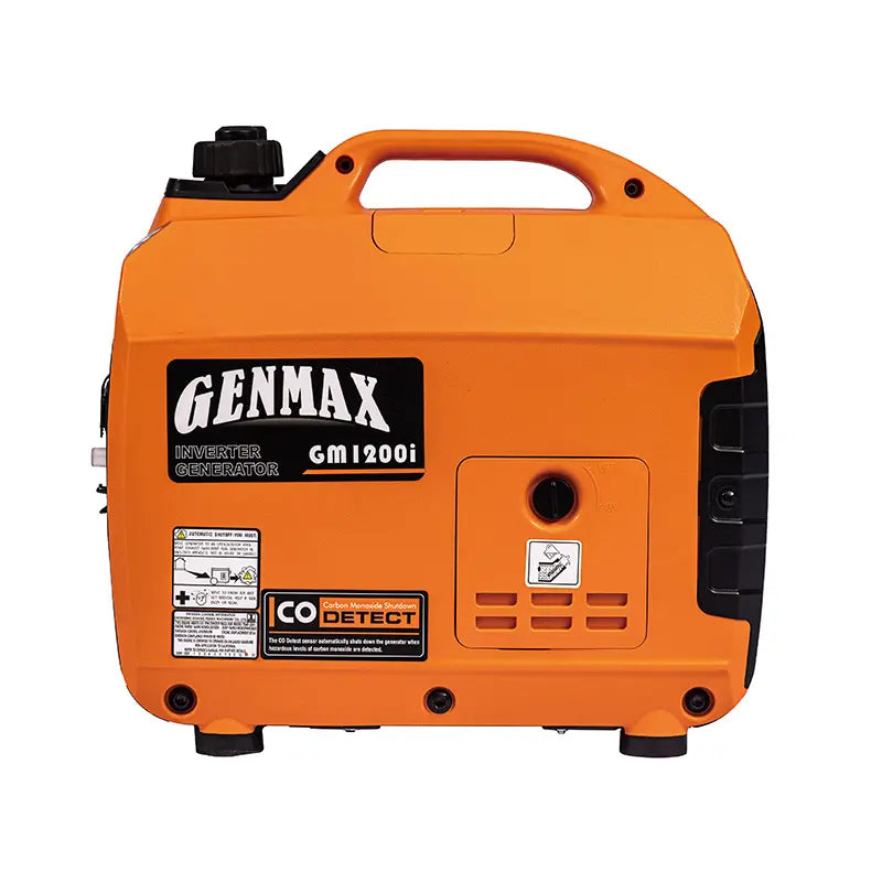 GENMAX, GENMAX GM1200i 20 Amp 1000W/1200W Recoil Start Gas Inverter Generator Parallel Ready New