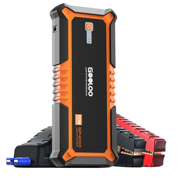 Gooloo, GOOLOO GP4000A Peak SuperSafe Car Battery Jump Starter 26800mAh Sealed New