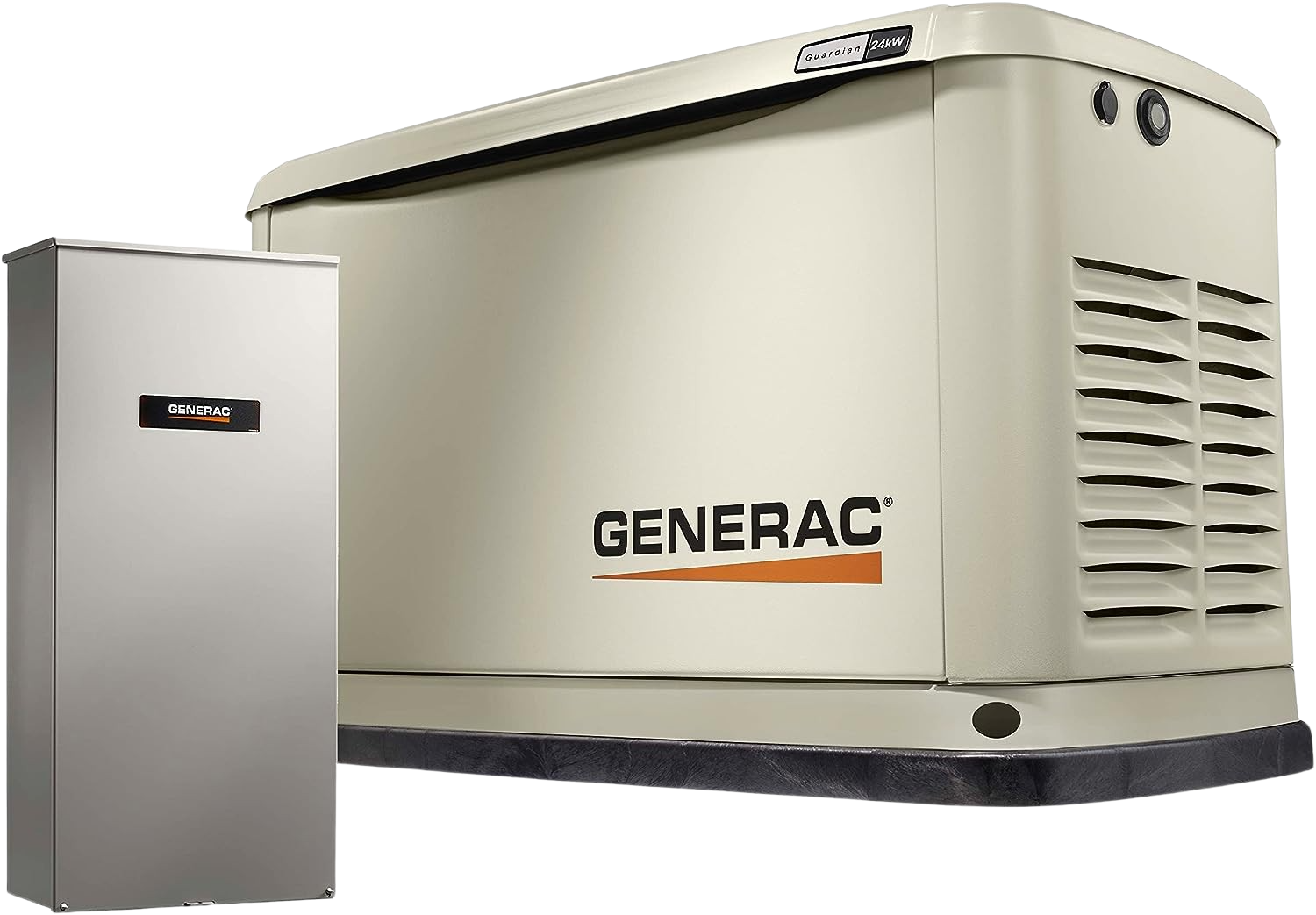 Generac, Generac 24kW Standby Generator Guardian WiFi w/ 200 Amp Automatic Transfer Switch 72109 New