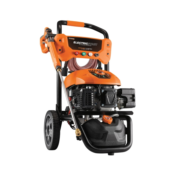 Generac, Generac 3100 PSI 2.5 GPM Electric Start Gas Pressure Washer Kit with Attachments 7143 New