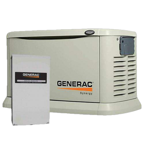 Generac, Generac 6055/6098 20kW Synergy Variable Speed Standby Generator w/Smart Transfer Switch New