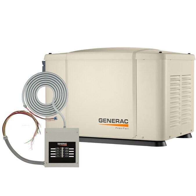 Generac, Generac 6518 7kW Guardian LP/NG Standby Generator w/ Automatic Transfer Switch New