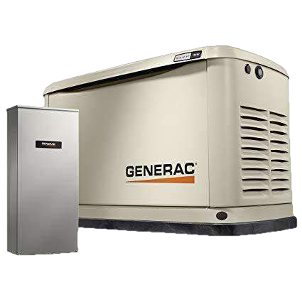 Generac, Generac 7030 Guardian 9kW/8kW LP/NG Standby Generator w/ 100 Amp Smart Transfer Switch Manufacturer RFB