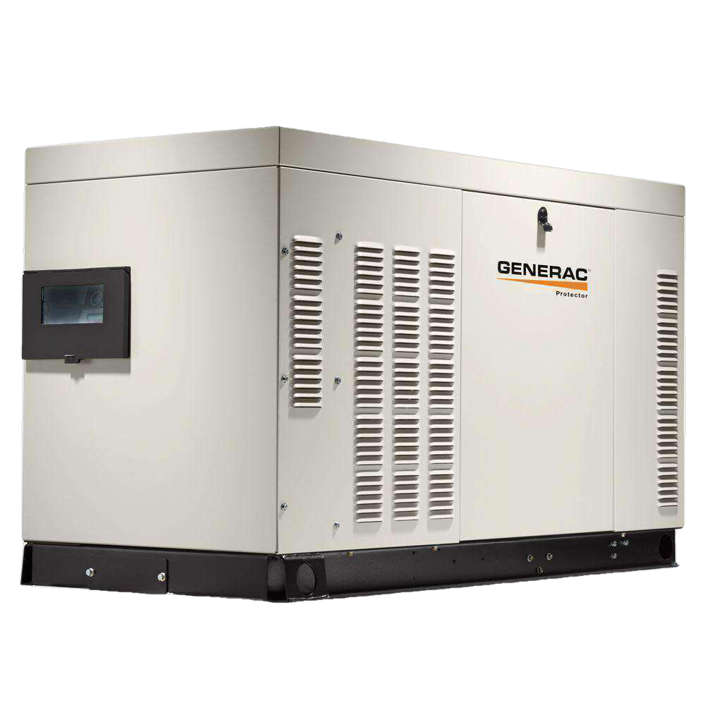Generac, Generac Protector 48kW RG04845ANAX Liquid Cooled 1 Phase 120/240V LP/NG Standby Generator Manufacturer RFB