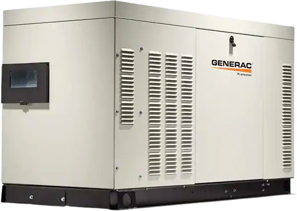 Generac, Generac Protector QS Series 48kW Liquid Cooled 3 Phase 120/208V Standby Generator SCAQMD Compliant New