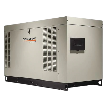 Generac, Generac Protector RG04524GNAC 45kW Liquid Cooled 3 Phase 120/208V Standby Generator CARB New
