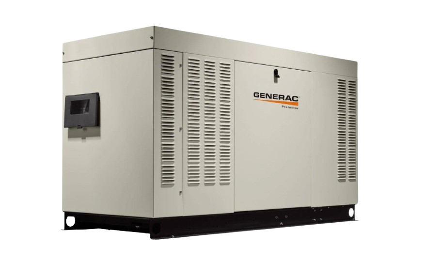 Generac, Generac Protector RG06024AVAX 60kW Liquid Cooled 1 Phase 120/240V Standby Generator Propane New