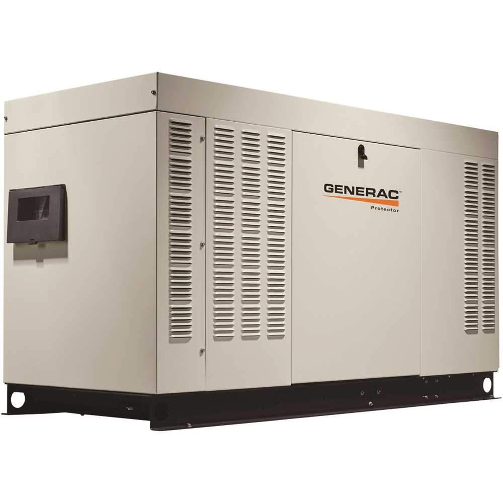 Generac, Generac Protector RG06024GNAX 60kW Liquid Cooled 3 Phase 120/208V Standby Generator Natural Gas New