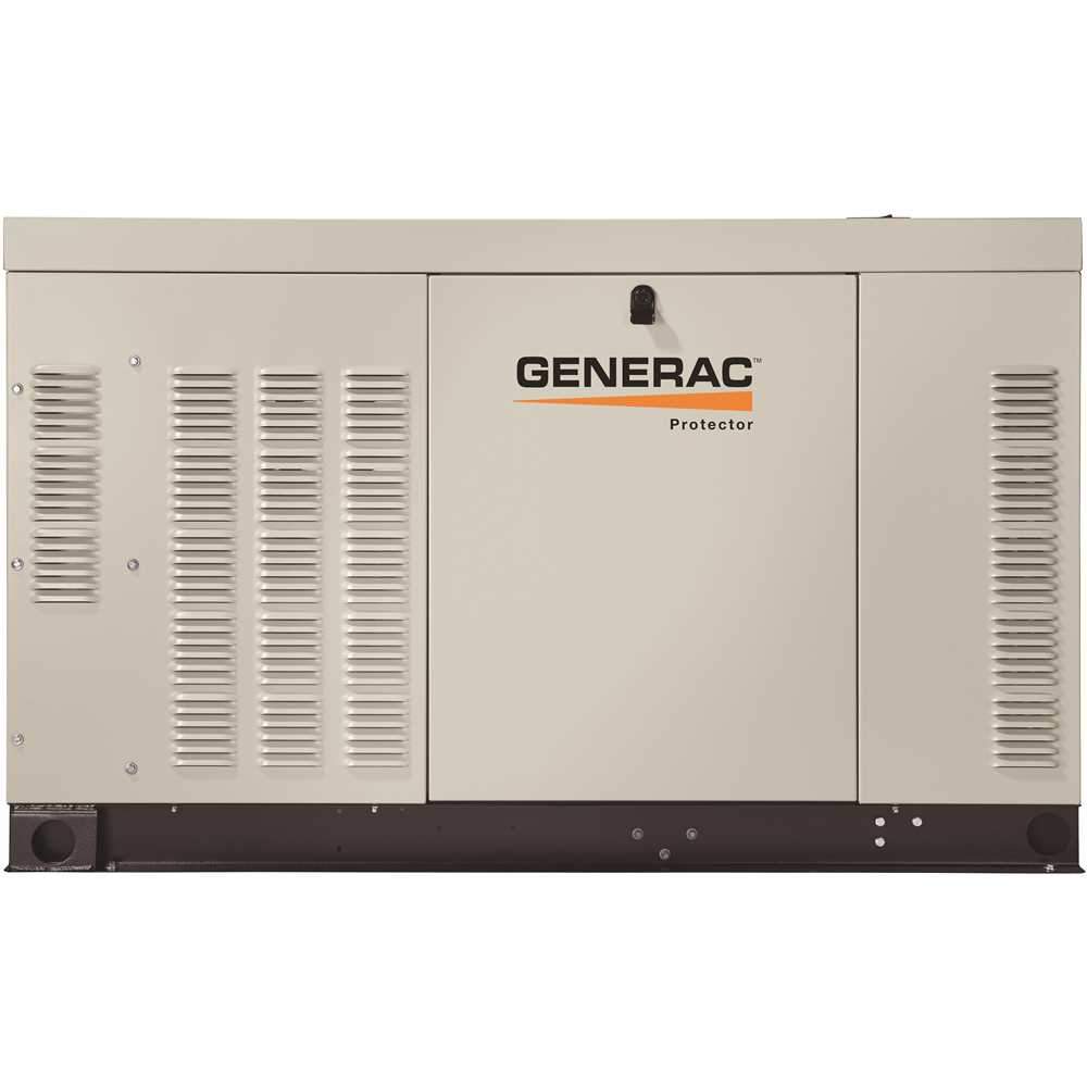 Generac, Generac Protector RG06024JNAX 60kW Liquid Cooled 3 Phase 120/240V Standby Generator Natural Gas New