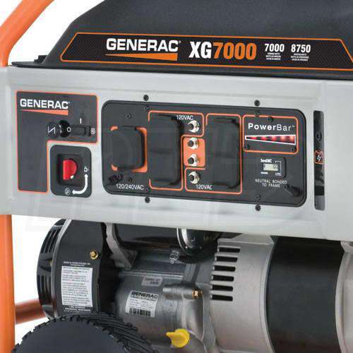 Generac, Generac XG7000E 7000W/8750W Generator Electric Start Manufacturer RFB