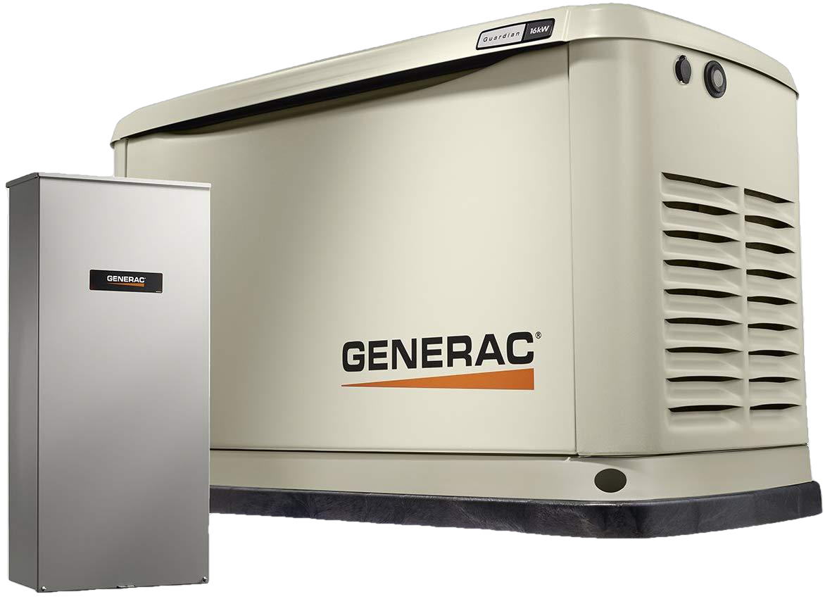 Generac, Generac/Honeywell 6462 16kW Guardian LP/NG Standby Generator with Smart Transfer Switch New