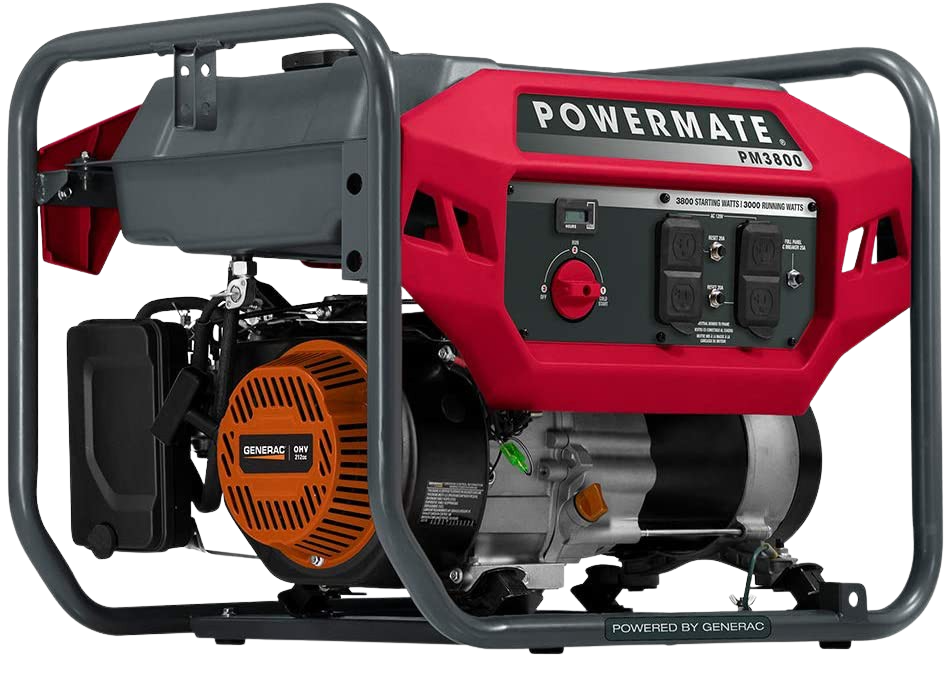 Generac, Generac/Powermate PM3800 3000W/3800W Gas Generator New