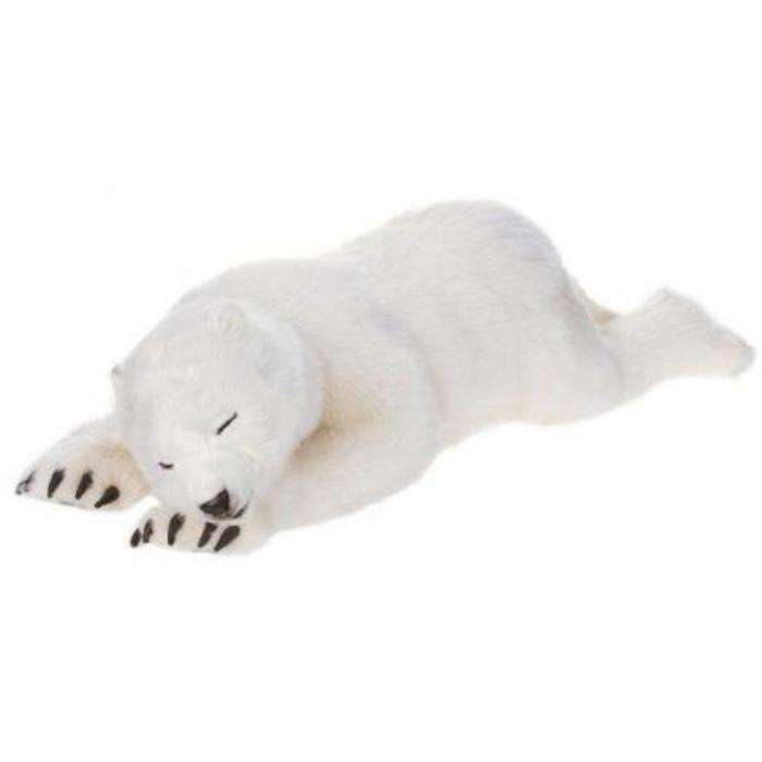 HANSA CREATIONS, Hansa Creations 4043 Realistic Large Sleeping Polar Cub 40 Inch Stuffed Animal Toy New