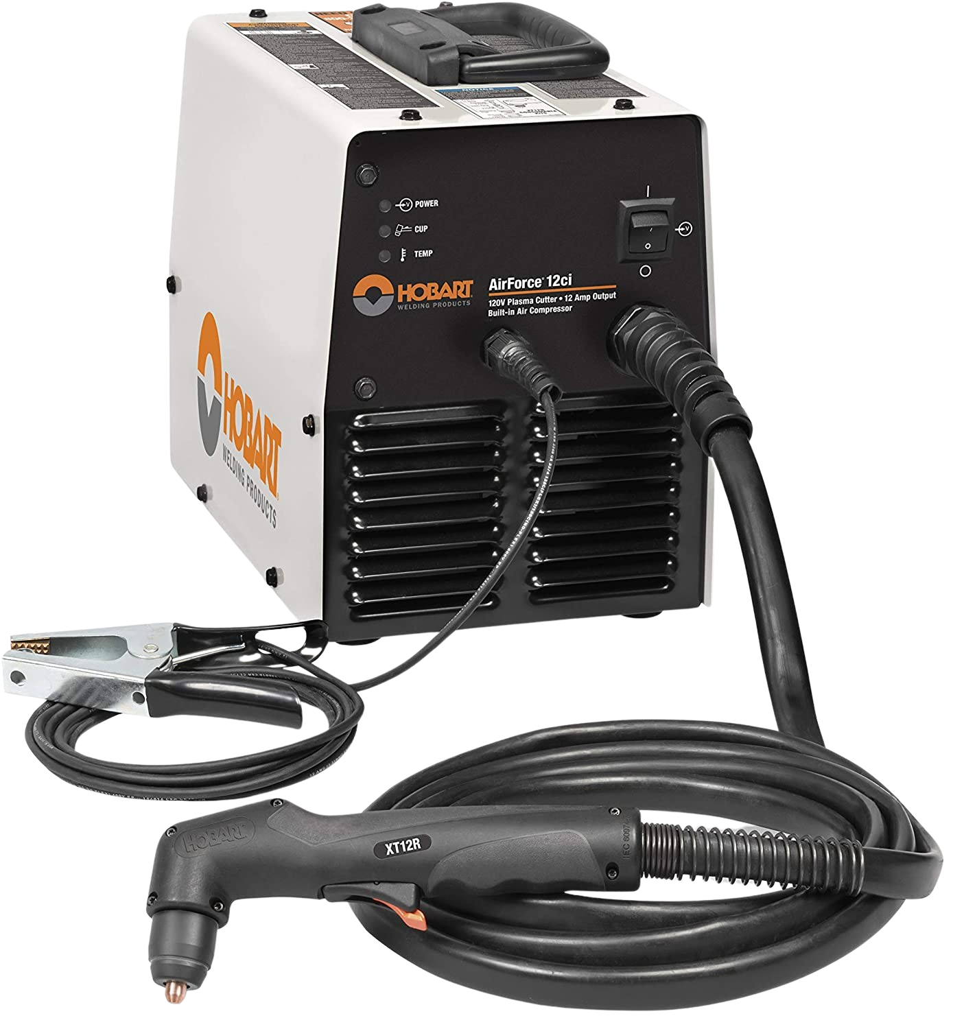 Hobart, Hobart 500564 Airforce 12ci Plasma Cutter with Built-In Air Compressor 120V New