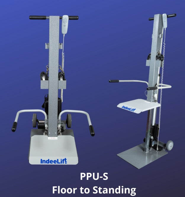 IndeeLift, IndeeLift PPU-S Human Floor Lift 300 lbs Capacity Floor To Stand Height New