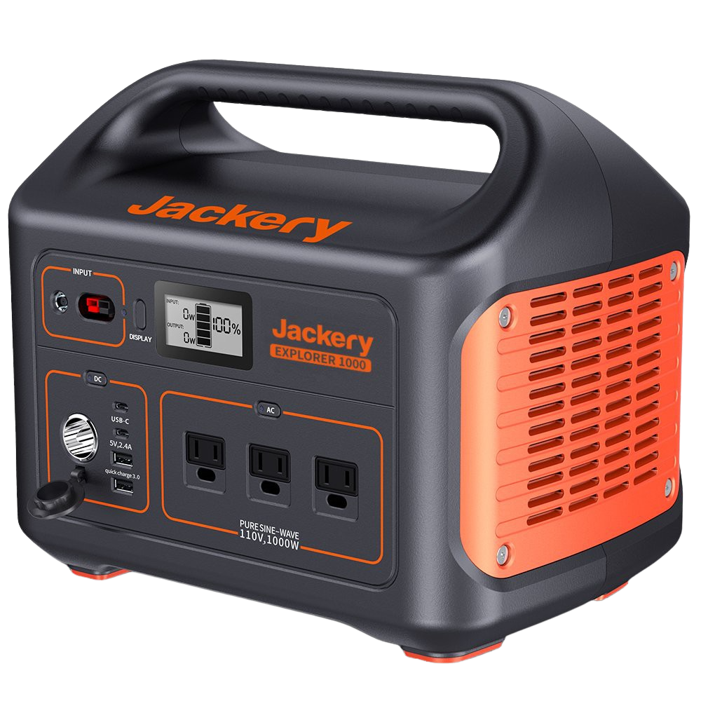 Jackery, Jackery Explorer 1000 1000Wh Portable Power Station Lithium-ion Battery Solar Generator With AC Outlet New